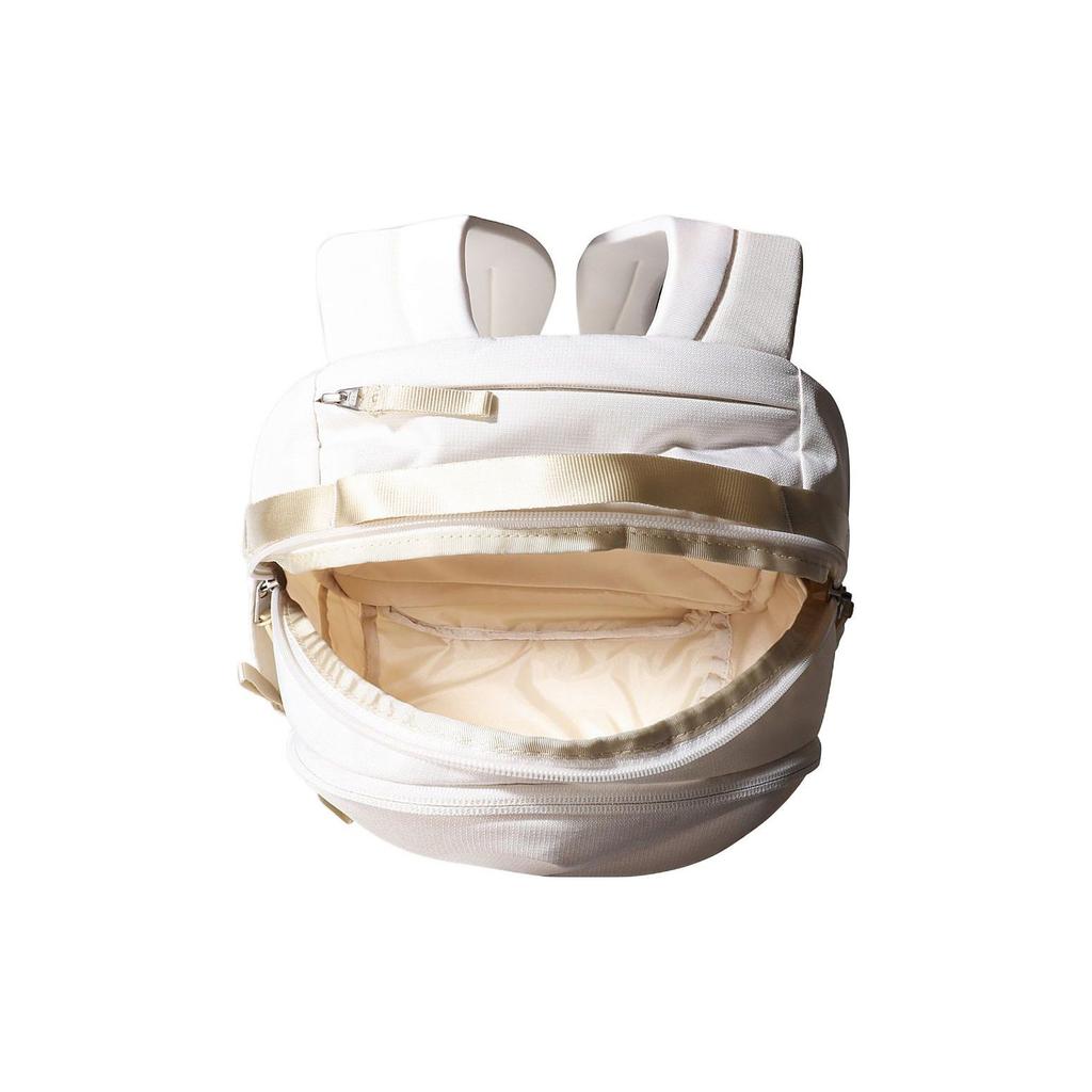 The North Face 20L Casual Sports Large Capacity Backpack Women Backpack White NF0A81C1-IYI