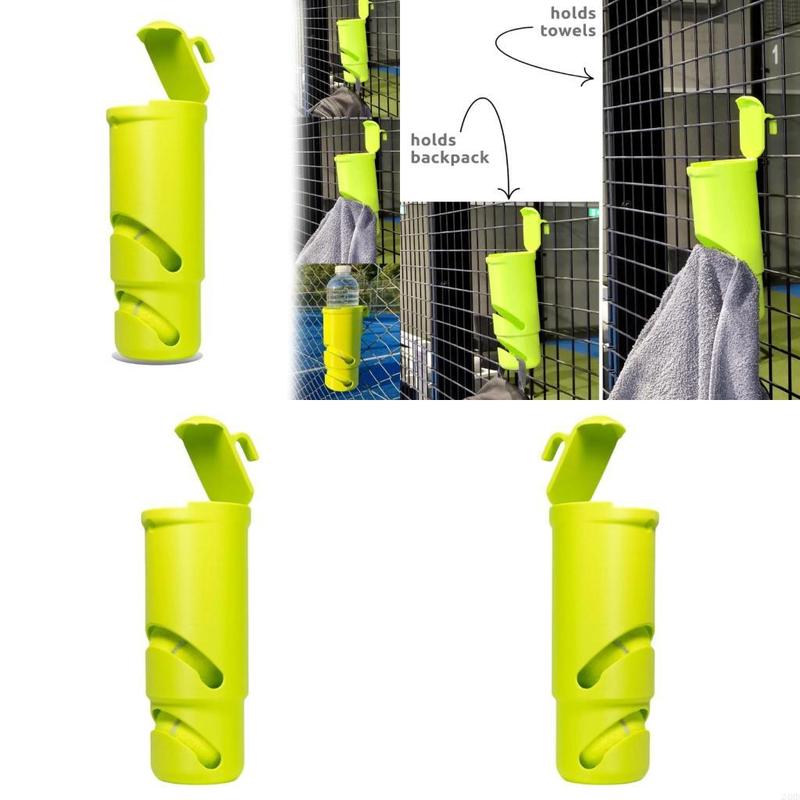 Tennis Ball And Equipment Organizers Plastic Fence Mount Storage Brackets Tennis Gear Organizers For Fence Attachments 24BD