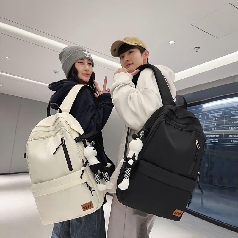 Hong Kong Style Neutral Large Capacity Daily Commuter Sports Wind Backpack Spring New Backpack