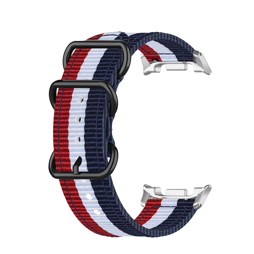 Nylon Strap for Samsung Galaxy Watch 8 40 44mm/Classic 46mm Adjustable Canva Bracelet Watchband for Galaxy Ultra2025 Accessories