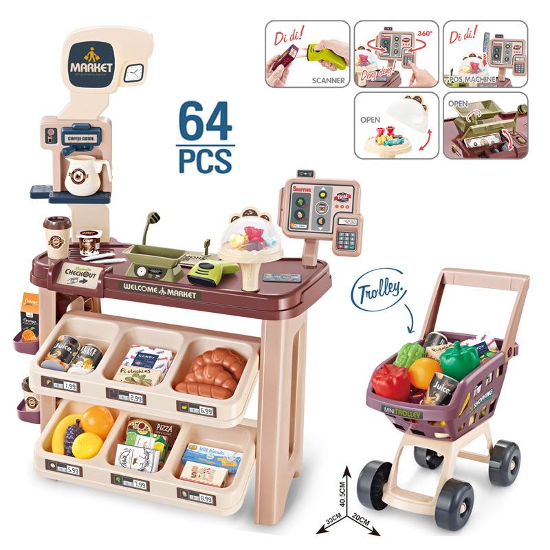 

Детская мороженица Мороженица Конфетный десертный домик Магазин у дома Супермаркет Покупки Страница оформления заказа Набор игрушек Девочка