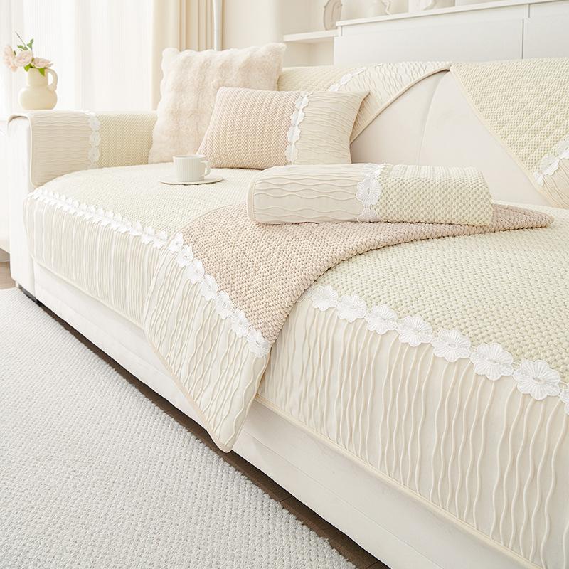 Corduroy Sofa Cushion Winter Thickened Non-Slip Sofa Cover Towel Simple Modern Washable Sofa Cover