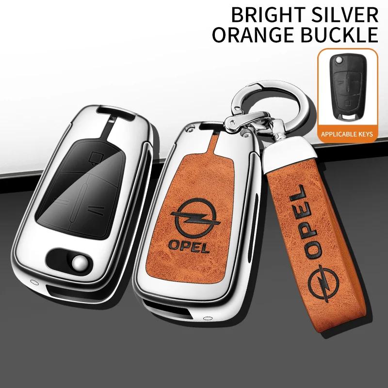 Car Key Chain Metal Key Shell Car TPU Zinc Alloy Key Case Bag For Opel OPCline ASTRA CORSA INSIGNIA MOKKA VECTRA GTC Tigra