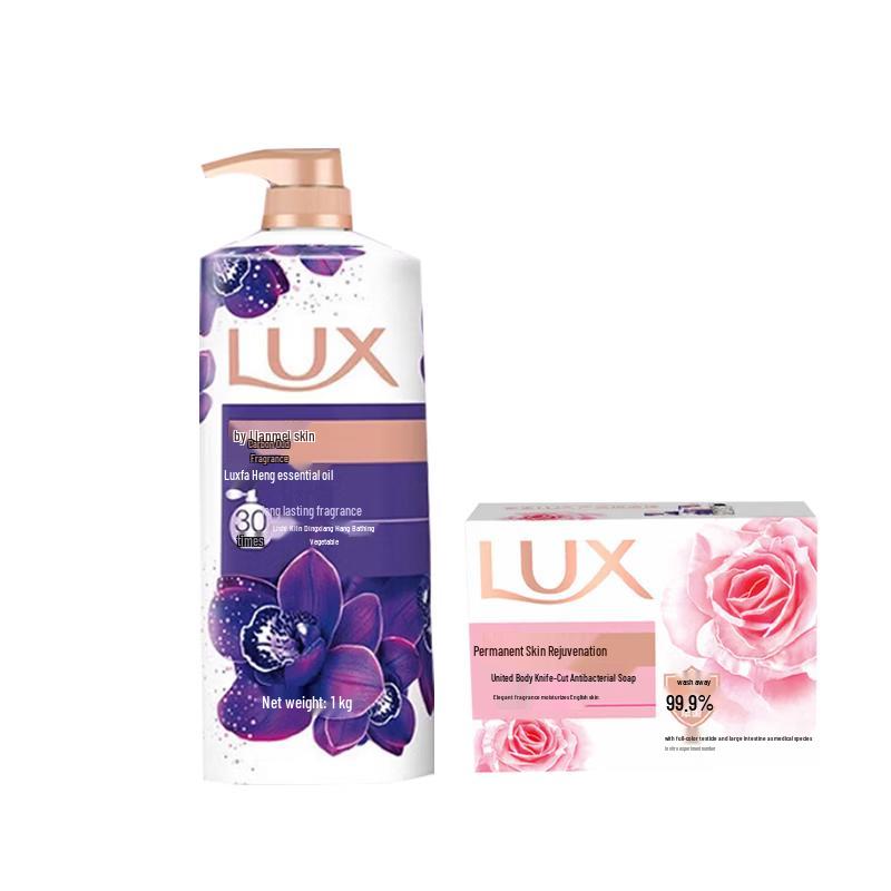LUX Enchanting Lotus Scent Shower Gel & Soap Set