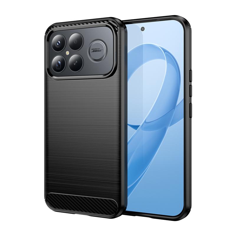 For Cover Xiaomi Poco F8 Ultra Case Poco F8 Ultra F8Pro Anti-knock Soft Silicone Carbon Fiber Back Case For Poco F8 Ultra Case