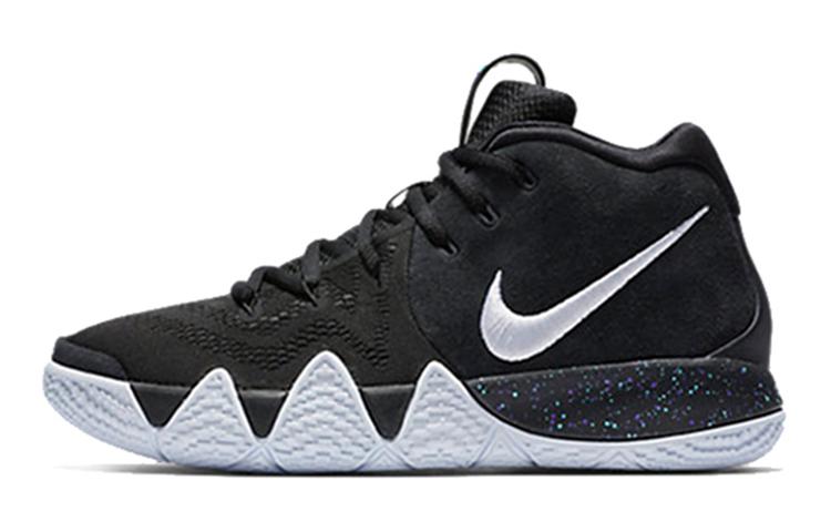 Nike Kyrie 4 Kyrie 4 Mid top Children s Basketball Shoes Black White AA2897-002 36