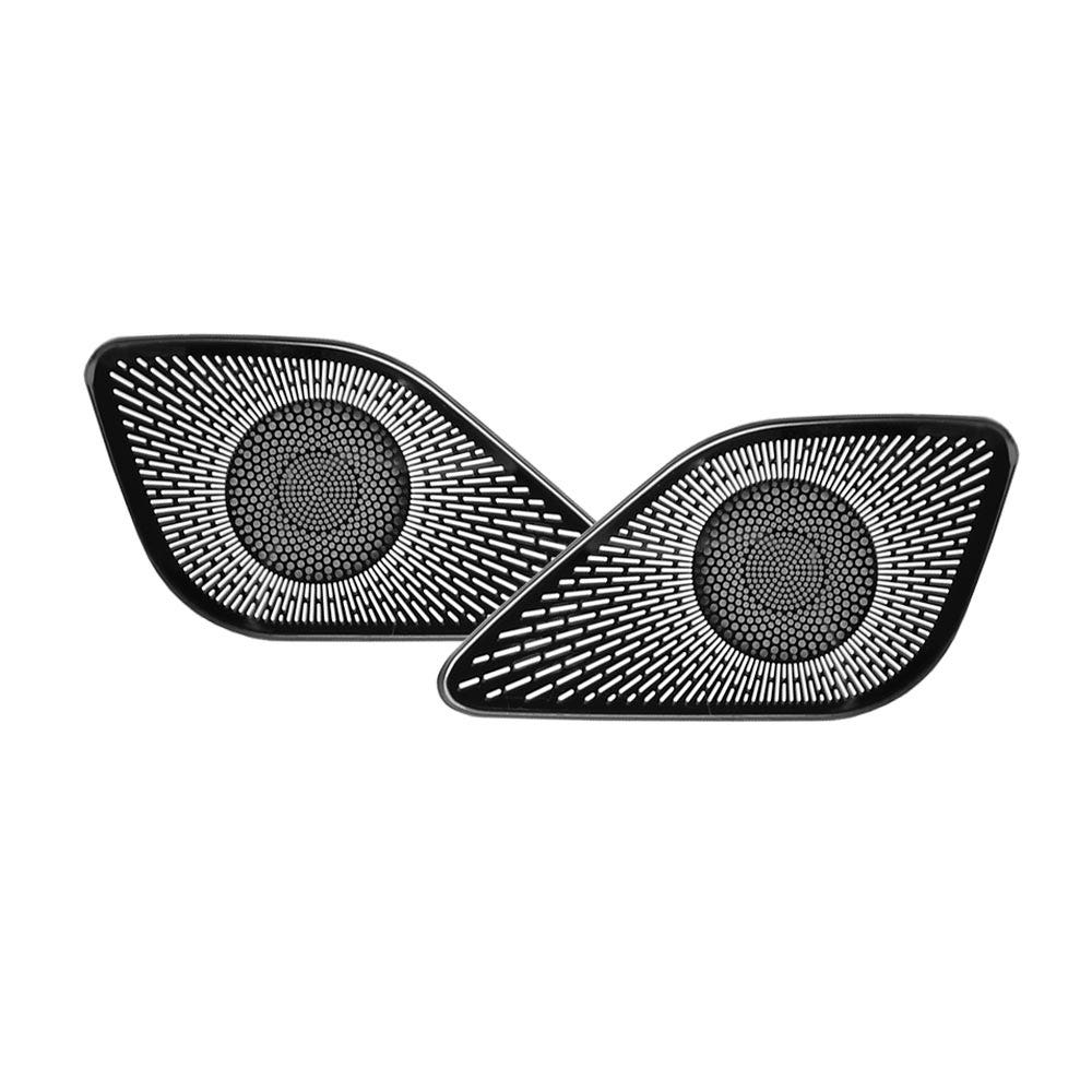 2PCS Set Door A-Pillar Tweeter Covers Speaker Decorative Stickers Stainless Steel Material for Kia Sportage NQ5 -2026