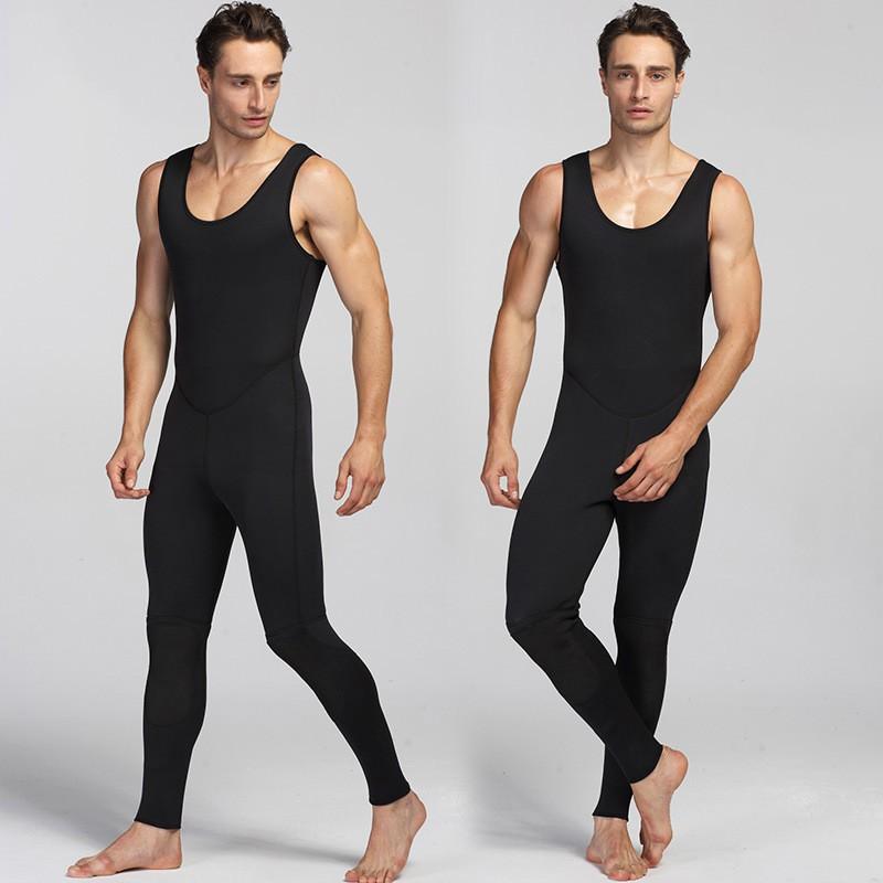 1.5mm Neoprene Wetsuit Set Mens Two-Piece Shorty Snorkeling Diving Fall Warmth UV Protection