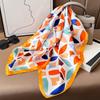 New Spring Summer Classic Printed Small Square Scarf Women Fashion Versatile Decorative Neck Scarf