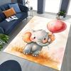 1pc Anime Elephant with Balloon Chair Mat - Office Desk Pad, Non-Slip Carpet for Home Decor, Suitable for All Seasons, Perfect Gift for Anime Lovers.H