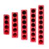 6.35mm Bit Holder 10 Hole 1/4 Holder Screwdriver Storage Box Hex Shank Screwdriver Plastic Screwdriver Storage Screwdriver Bit