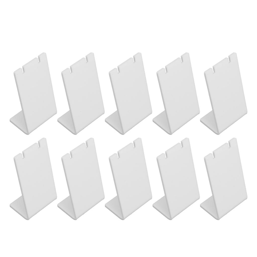 10pcs Acrylic Earring Holder   Ear Studs Jewelry Storage Display Rack Showcase Earrings Display Stand Earring Storage