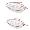 Stainless Steel Fruit And Vegetable Basket Oval Drainage Basket Mesh Frame Mesh Screen Kitchen Washing Basket Storage Basket