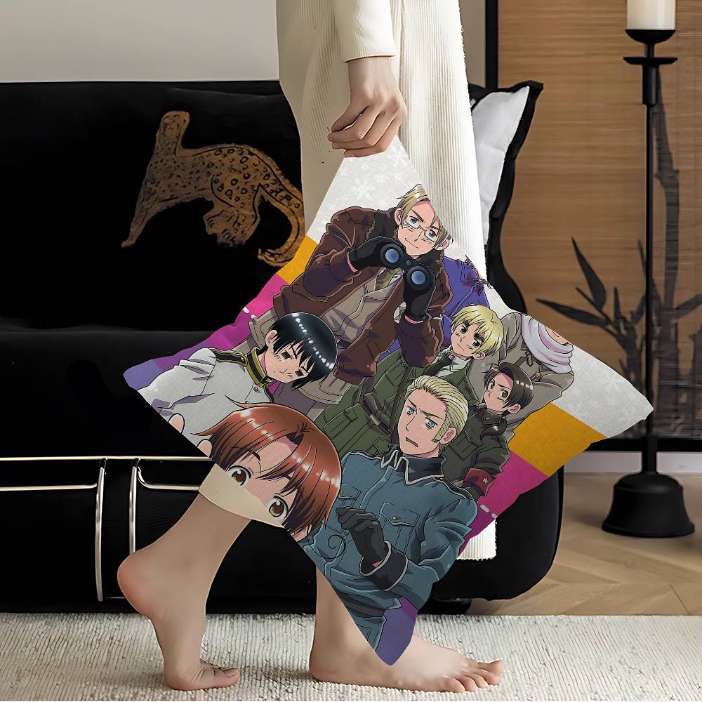 Anime Hetalia Axis Powers Personalized Pillow Dust Cover Bedroom Kids Party Decoration Pillowcase Birthday Children Gift