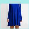Elegant Women Autumn Fashion Basic Loose Slim Long Sleeve Mini Dress In S-5xl