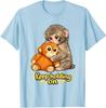 Punch Monkey with Teddy Bear Keep Holding On Unisex T-Shirt