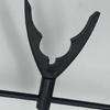 Outdoor Rod Rest Stand for Fishing Use with Collapsible Metal Frame, Waterside Placement Support, Carry Storage, and Line Watch Use
