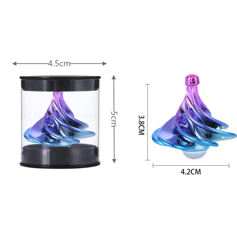 Giocattolo da Scrivania Divertente a Vento Giocattolo Rotante Tascabile Fidget Kinetic Spinner Giocattoli Antistress per Adulti Per Bambini Regalo di Compleanno Natale