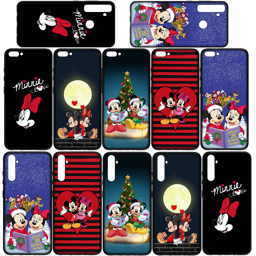 Phone Case for Samsung Galaxy S25 S23 S22 S24 Ultra FE A05 A06 A15 A16 A36 A37 A35 A54 A55 A56 A57 A25 A26 A53 A17 Cartoon Mickey Mouse Minnie Cover
