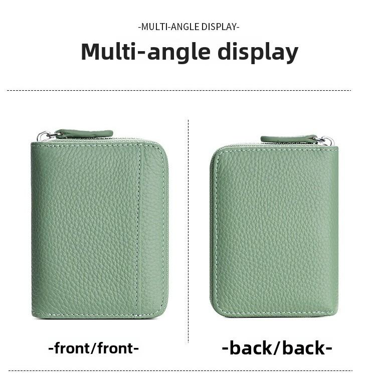 RFID card bag, 20 slots anti-theft credit card holder coin wallet, business card bag, change bag