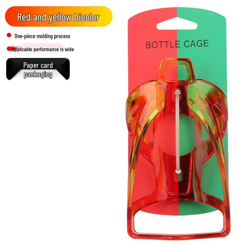 Plastic Bicycle Water Bottle Cage for Road & Mountain Bikes - Cycling Cup Holder & Gear Accessories