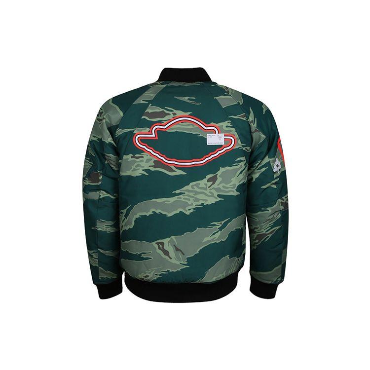 Jordan City Of Flight Trykket Sport Fritid Varm Jakke Vinter Kamuflasje Herre Yttertøy Kamuflasje-Grønn AT9006-010