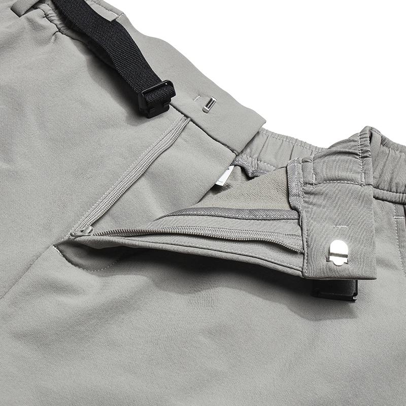 Fila Original Fashion Classic Workwear Soft Comfortable Brushed Woven Straight Leg Casual Pants Women Pants Elegant-Gray F11W549802FGY