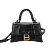 Designer Luxus Weiche Top-Handle Tote Damen Alligator PU-Leder Sanduhr Handtasche Mädchen Metall Schulter Umhängetaschen
