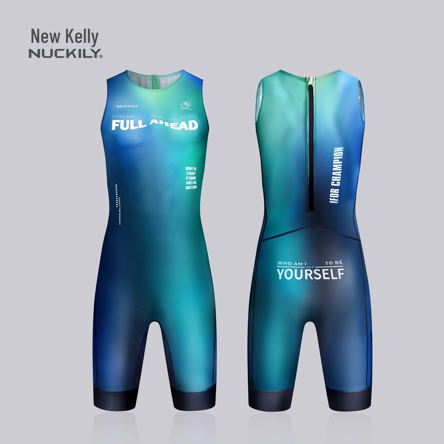 

Men s Youth Triathlon Suit: Cycling, Swimming, Running One-Piece Competition Wear XXL синій