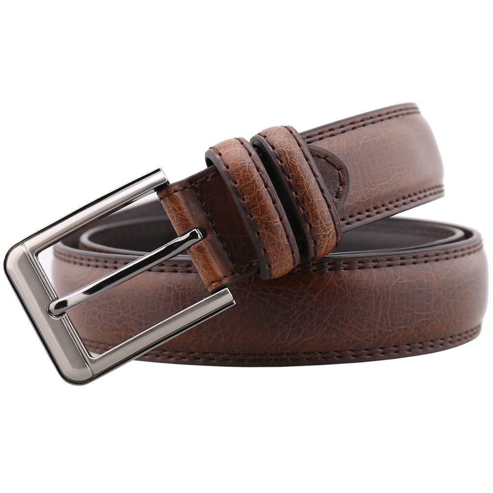 Belt, Men'S Belt, Width 3.3Cm Pin Buckle Belt, Casual Belt Zk33-560