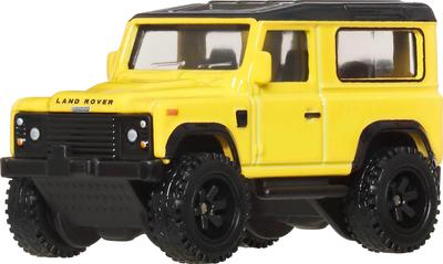 Hot Wheels Car Culture Off-Road Land Rover Defender 90 Vehicle Toy, Yellow, JBK74, for Ages 3 and Up