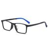Children's Anti-Blue Light Square Glasses for Myopia, Ages 8-12, Trendy Korean Design for Boys and Girls