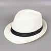 Men's Summer Visor Hat, Old Man's Hat, Plaid and Tricolor Grass Top Hat