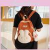 Cute Bunny Kids Backpack For Boys And Girls Breathable Canvas Bag For Kindergarten