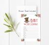 Inkdotpot Baby Shower Game Set Of 50 BabyA  AlphabetA  ABCA  Game Bear Jungle Animals Party