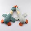 Indestructible Goose Dog Toy for Heavy Chewers Pet Stuffed Wild Goose Chew Toy with Squeaker Supports Healthy Chewing Instincts for Dogs Mental