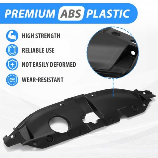 Fit For Honda Civic Sedan 13-15 Front Upper Plastic Radiator Support Cover Black