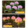 Waterproof Ball Flower Solar Floor Lamp Warm Light Led Solar Simulation Flower Lights 1 Head Simulated Landscape Lawn Lamp