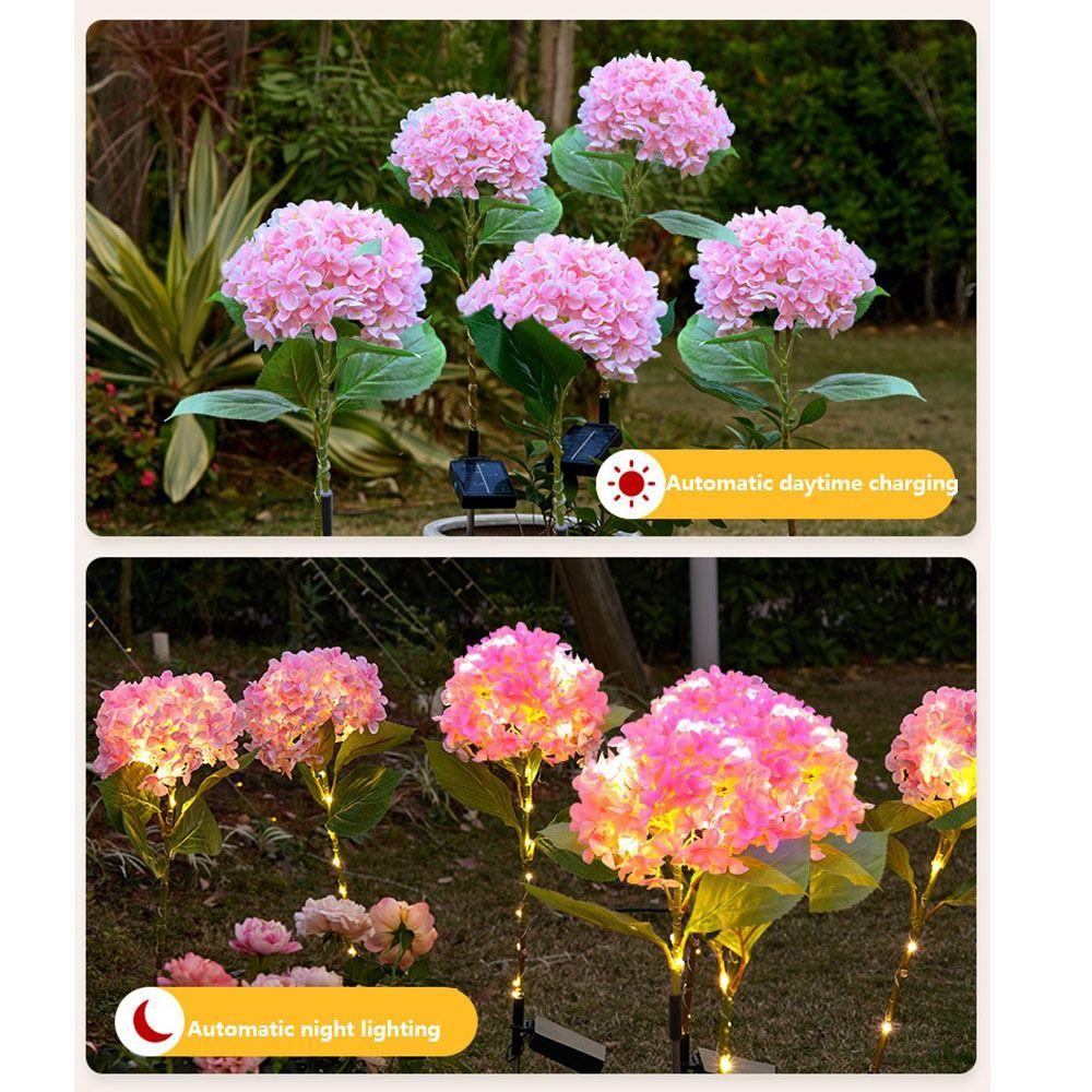 Simulated Solar Simulation  Flower Lights Waterproof Landscape Lawn Lamp  Outdoor Courtyard