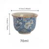 Keramische Teetasse Zen Retro Lapislazuli Meistertasse Teeset Teezeremonie Zubehör Antik Ru Ofen Eisrisse