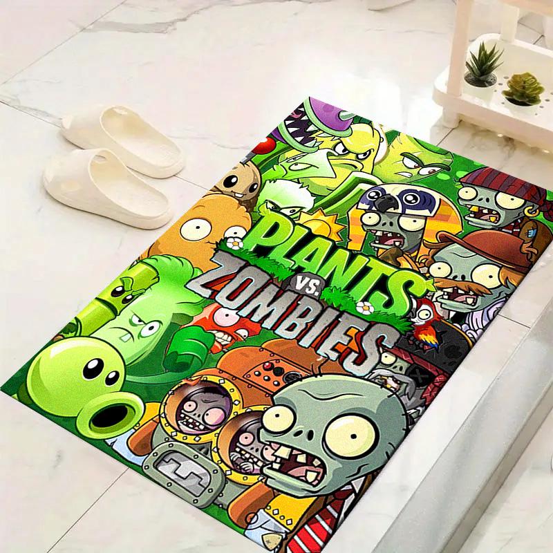Zombie Plant Fight Carpet Rug for Living Room Bedroom Home Sofa Decoration,Kids play Non-slip Floor Mat