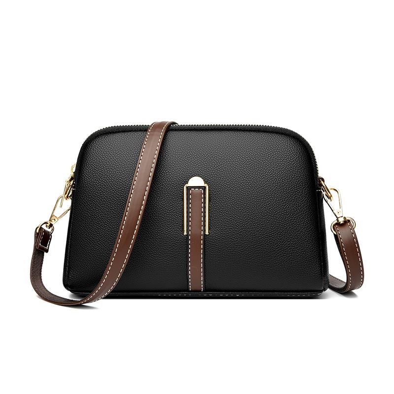 100% originální kůže kabelka přes rameno Dámská kabelka Designová taška s klopou z hovězí kůže Luxusní dámské kabelky Messenger Crossbody pro ženy