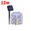 Solar LED Light String Outdoor Waterproof Flower Light Solar Garden Fairy Decoration Festival Party Atmosphere Color Light