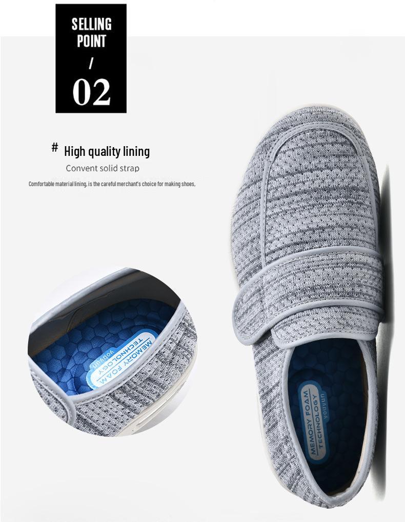 Healthy Step Adjustable Wide-Fitting Shoes for Seniors - Unisex