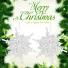 New Ice White Christmas Snowflake Pendant DIY Acrylic 3D Snowflake Decoration Snowflake Tree Decoration Home Decoration