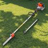 Gas Pole Saw, 33CC 2 Stroke Gas Powered Pole Saws with 35.6 Cm Cutting Bar, Cordless Tree Trimmer with 850ml Fuel Tank, 2.2 To 2.94 M Extendable,