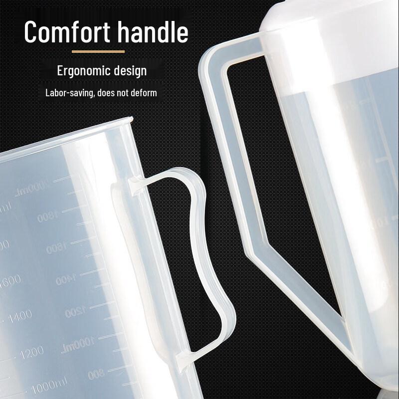 ZISIZ Transparent Plastic Measuring Cup