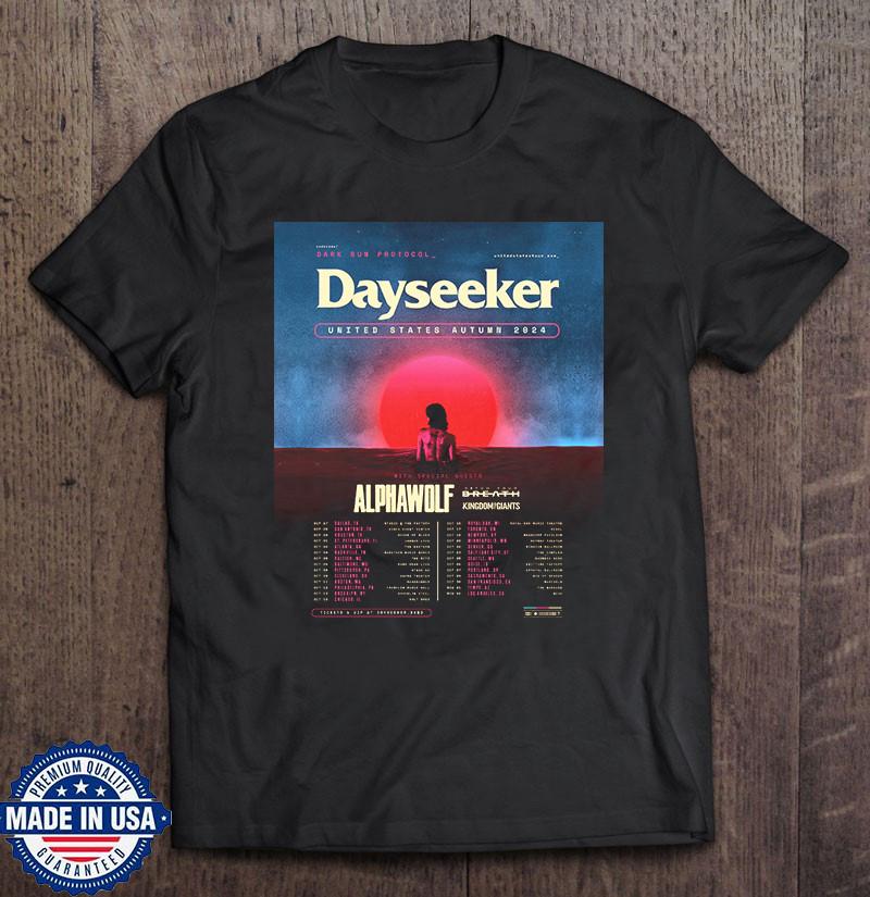 Dayseeker Band United States Autumn Tour 2024 T Shirt Full Size S-5XL