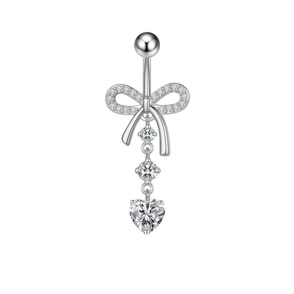 Dangled Design Butterfly Navel Jewelry Stainless Steel Belly Rings Seaside
