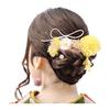Coming of Age Ceremony Hair Ornament, Dried Flowers, Dahlias, Hydrangeas, Graduation Ceremony, Artificial Flower Decoration, Cute Hair Accessory,